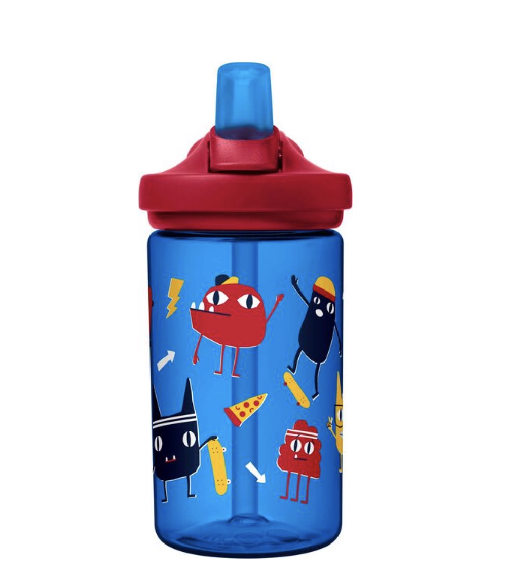 CAMELBAK - EDDY PLUS KIDS DRINK BOTTLE 400ML SKATE MONSTERS