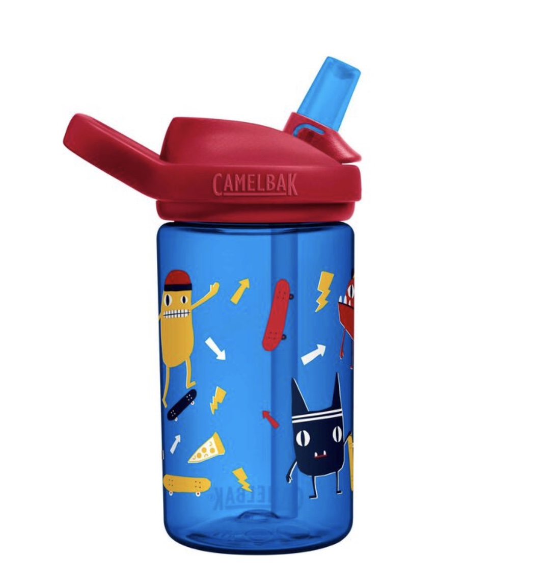CAMELBAK - EDDY PLUS KIDS DRINK BOTTLE 400ML SKATE MONSTERS