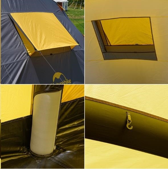 NATUREHIKE - WORMHOLE TENT 6 PERSON
