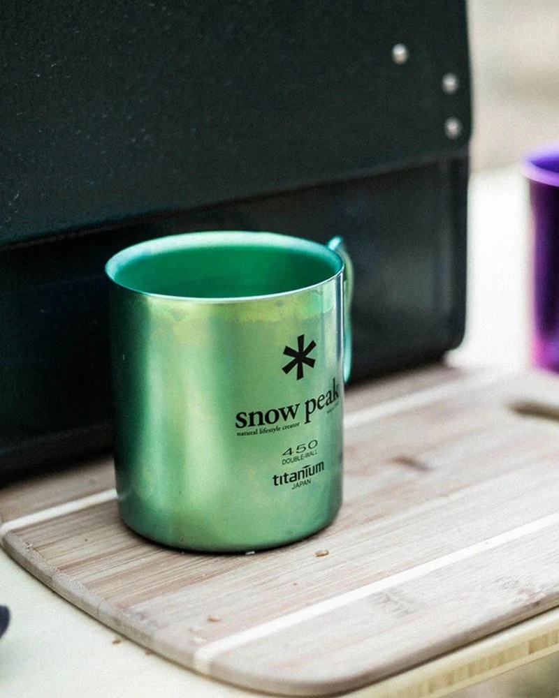 SNOW PEAK - TI-DOUBLE WALL MUG 450ML