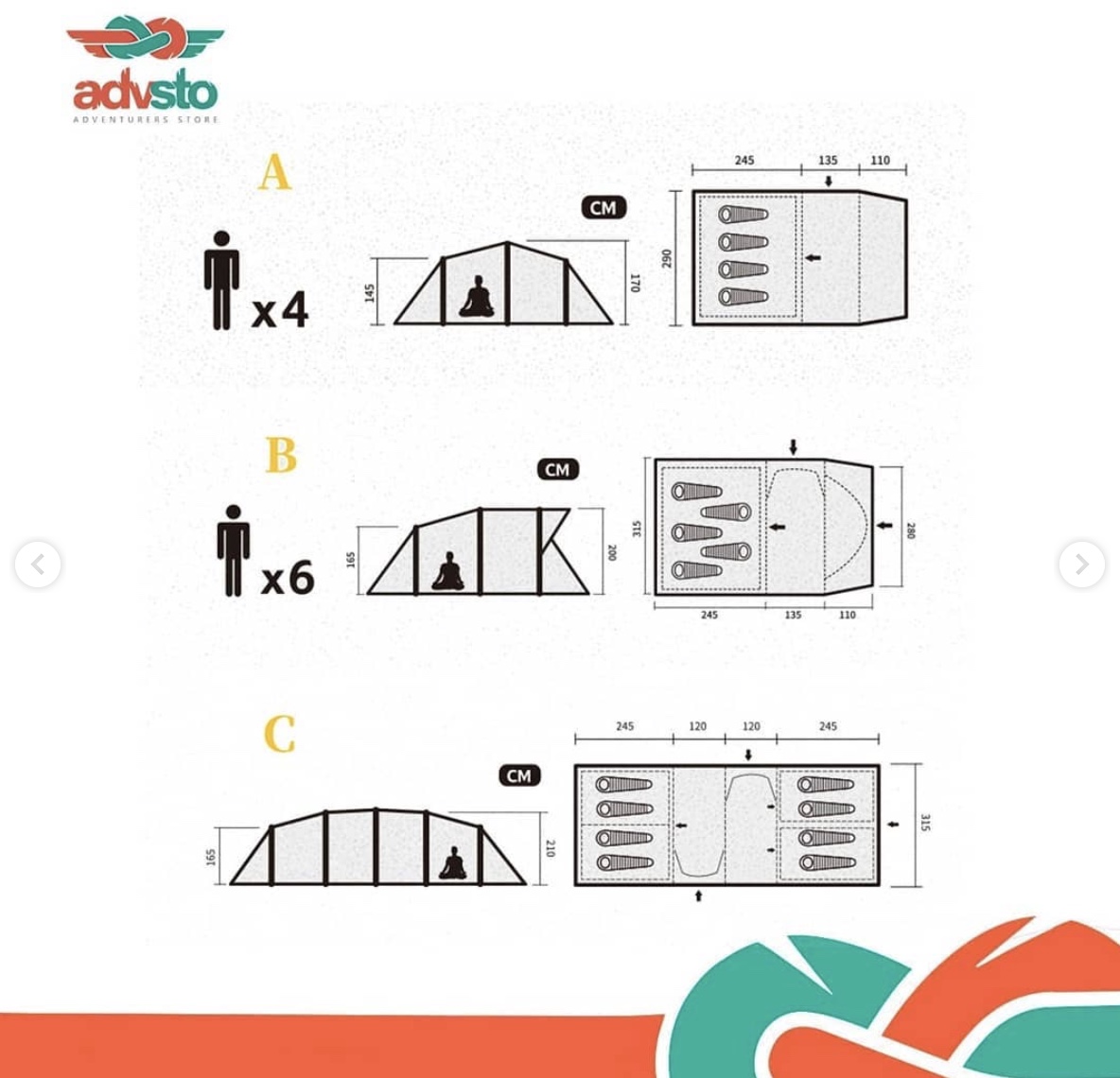 WORMHOLE TENT 8-10 PERSON