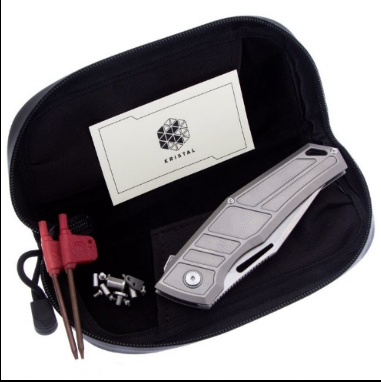 KRISTAL BRONZE HORSEMAN 2 (SATIN) KNIFE