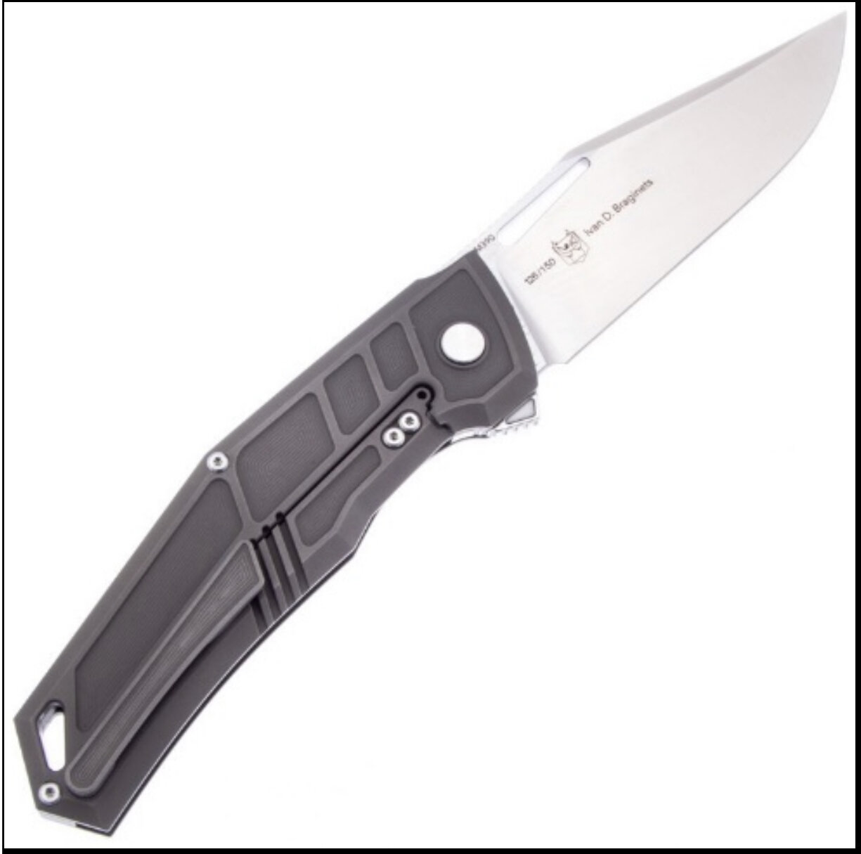 KRISTAL BRONZE HORSEMAN 2 (SATIN) KNIFE