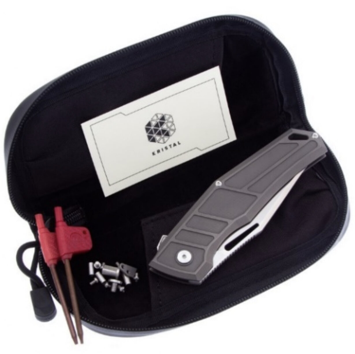 KRISTAL BRONZE HORSEMAN 2 (SATIN) KNIFE