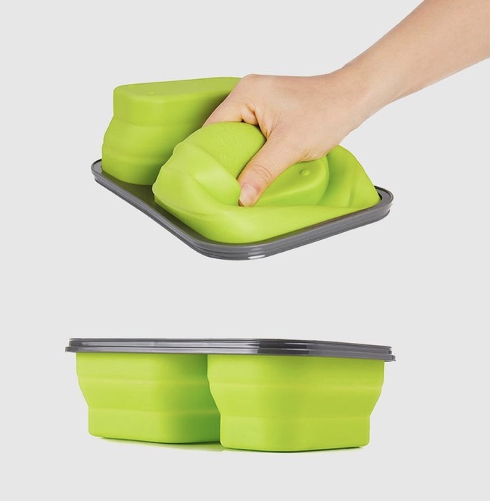 FOLDABLE LUNCH BOX 2PCS