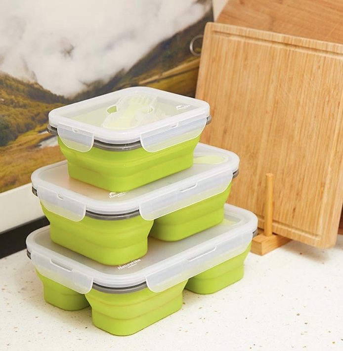 FOLDABLE LUNCH BOX 2PCS