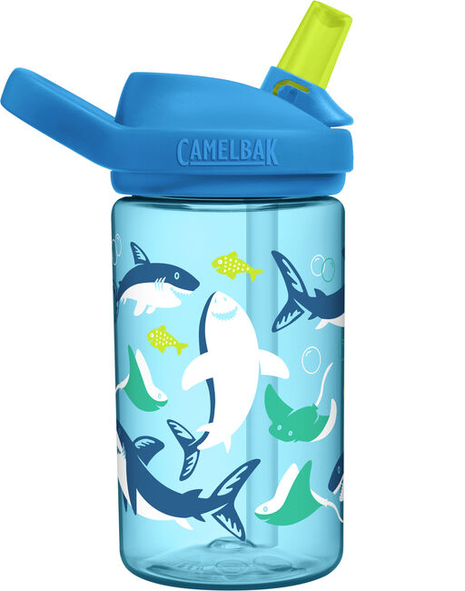 EDDY PLUS KIDS BOTTLE 400ML SHARKS AND RAYS