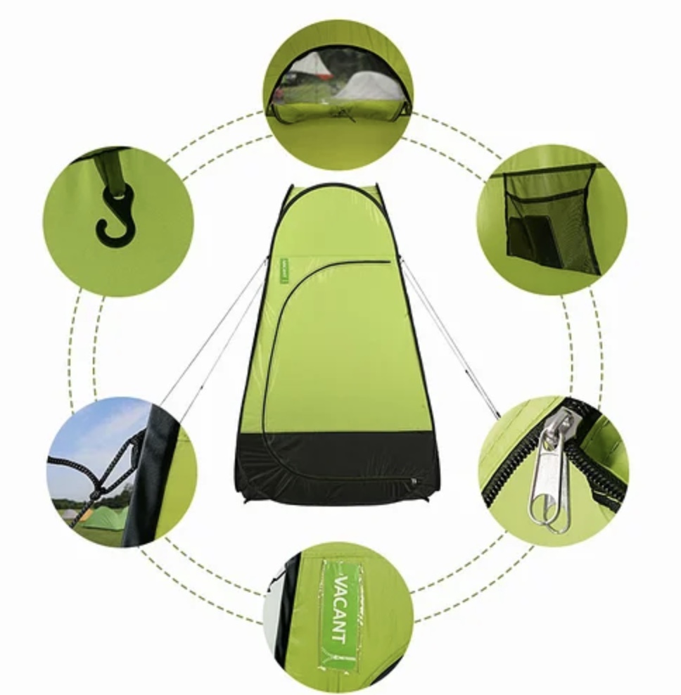 FOLDABLE PORTABLE DRESSING TENT