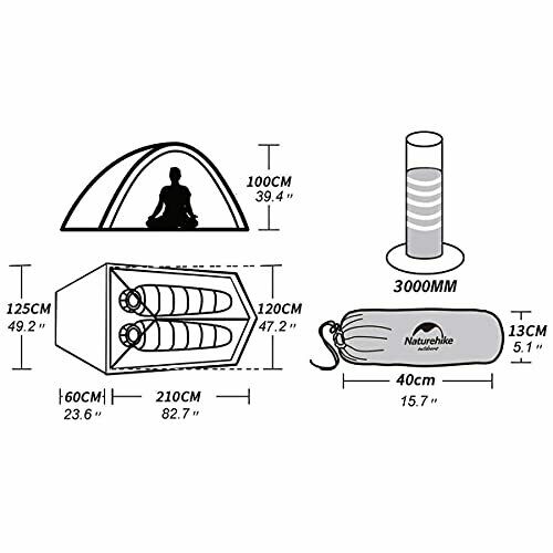 210T CLOUD UP 2X ULTRALIGHT TENT 2 PERSON