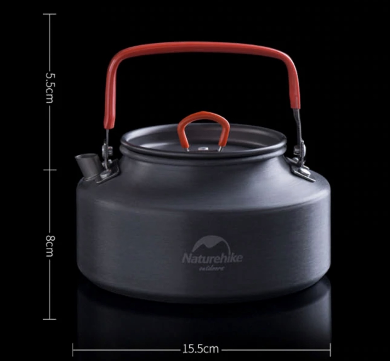 ALUMINUM CAMPING TEA POT