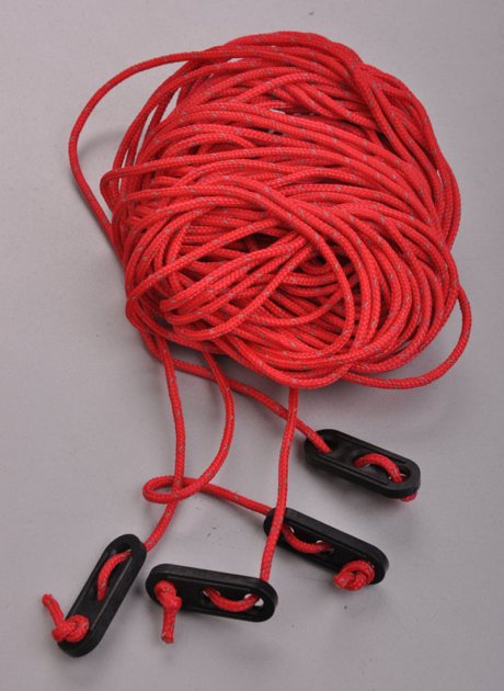REFLECTIVE TENT ROPE SET 4PCS