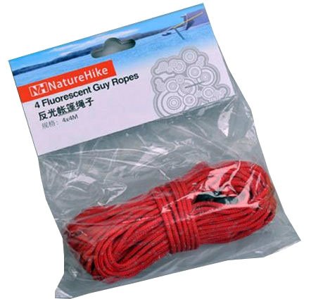 REFLECTIVE TENT ROPE SET 4PCS