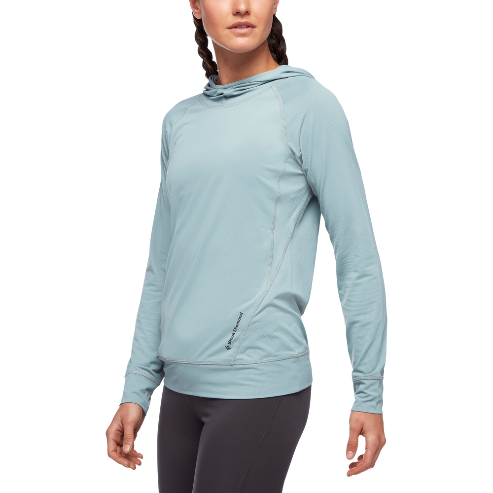 WOMEN'S ALPENGLOW LS HOODY