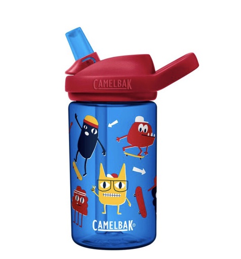 [886798024707] EDDY PLUS KIDS DRINK BOTTLE 400ML SKATE MONSTERS