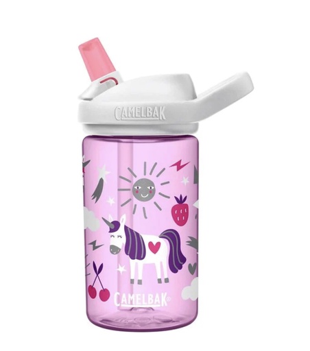 [886798024721] EDDY PLUS KIDS DRINK BOTTLE 400ML UNICORN PARTY