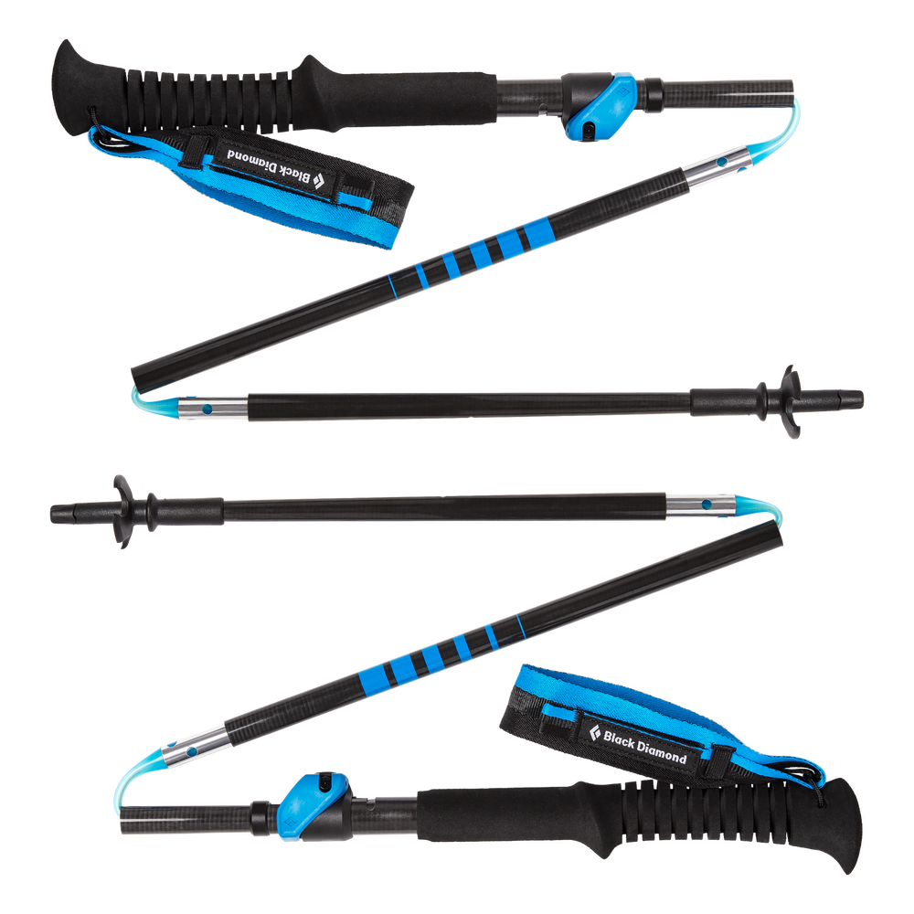 DISTANCE CARBON FLZ TREK POLES 105-125CM