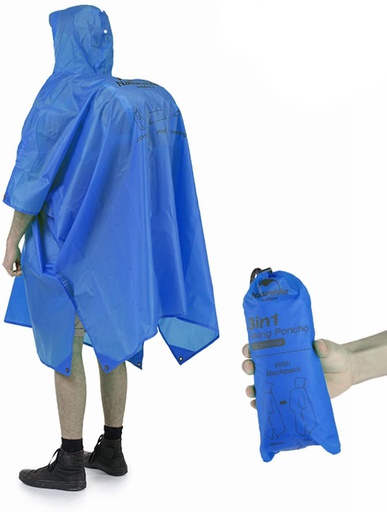 [6927595717974] 210T TRIPLE CANOPY PONCHO