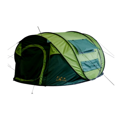 [4PS7365] POP UP CAMPIMG TENT 4 PERSON GREEN